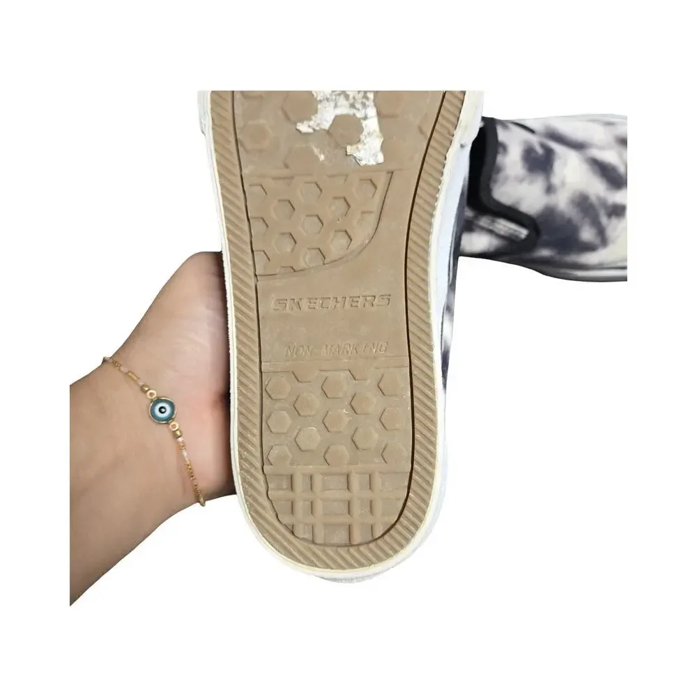 Skechers Gray Canvas Slip-On Boy's Shoes Size: 3